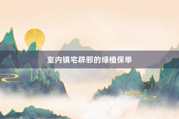 室内镇宅辟邪的绿植保举